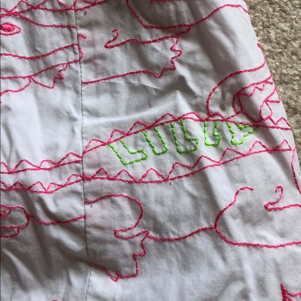 Lilly Pulitzer Alligator Growl strapless dress - Picture 2 of 6